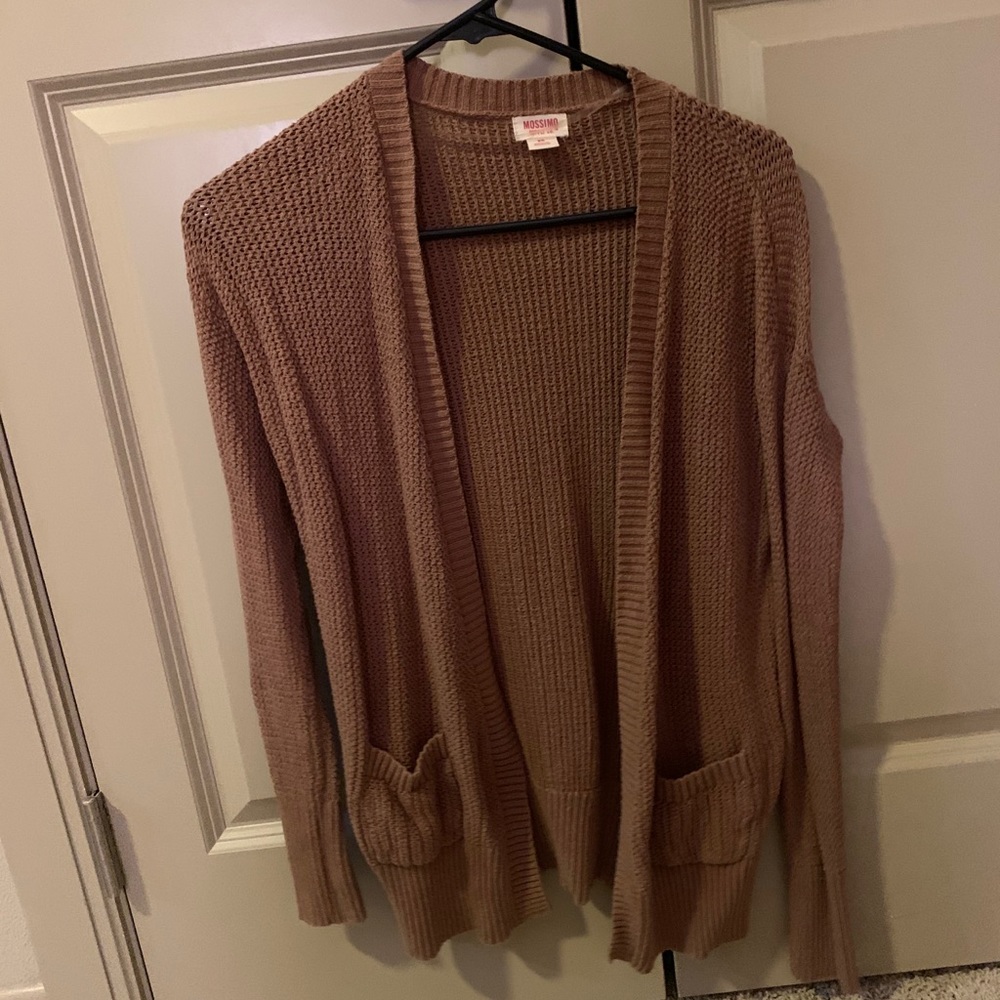 MOSSIMO BROWN SWEATER